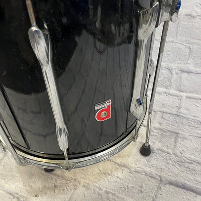 Premier 1980s 16x16 Gloss Black Floor Tom