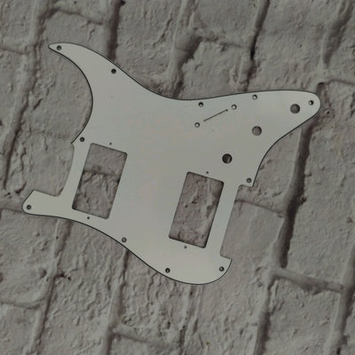 Musiclily White HH Strat Pickguard