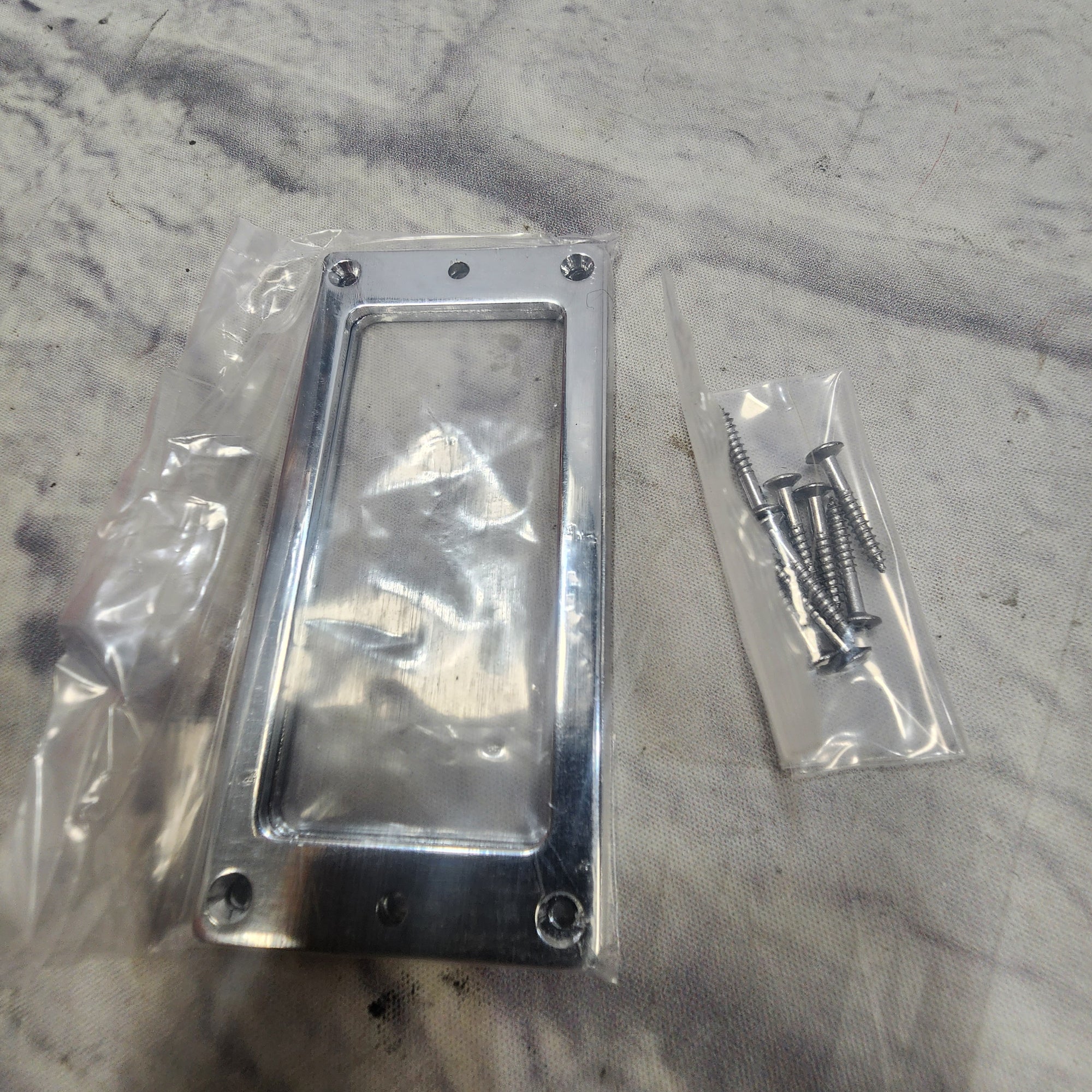 Unknown Chrome Flat Filtertron Ring Pair for Artec Entwstile Pickup