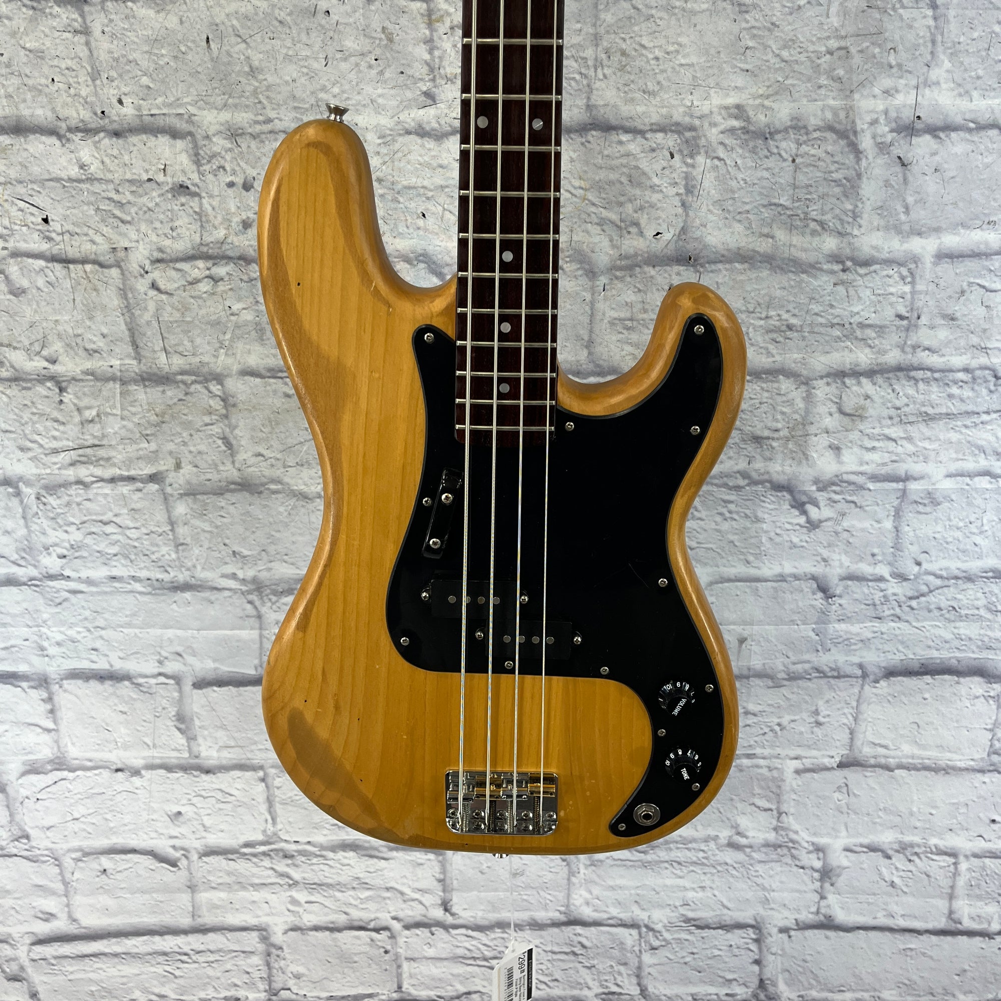 Barrington Foxxe 4 String Bass Natural Finish P Style