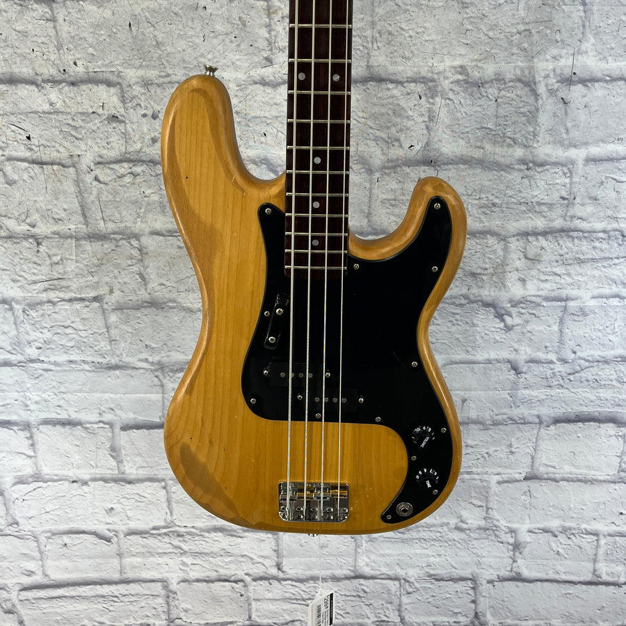 Barrington Foxxe 4 String Bass Natural Finish P Style