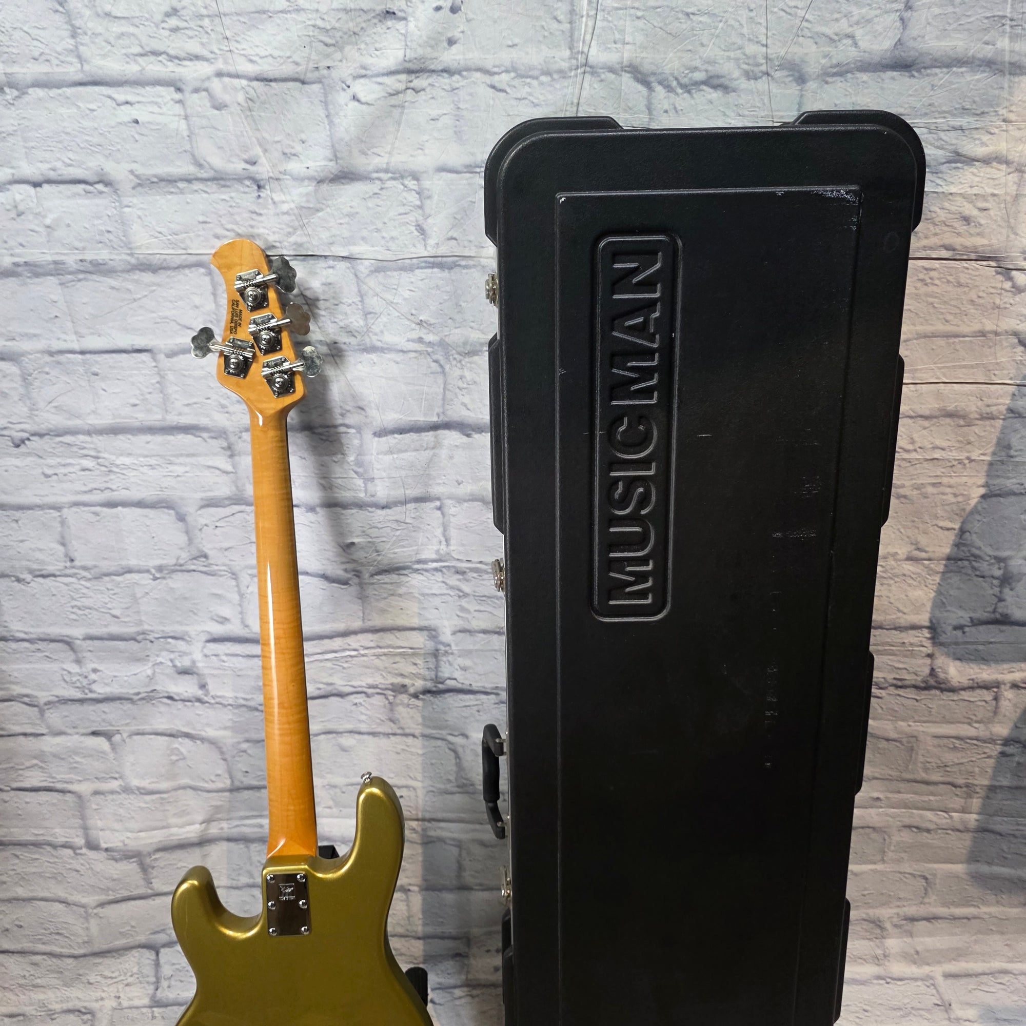 Ernie Ball Music Man Classic Stringray Gold Electric Bass 4 String Bass Guitar