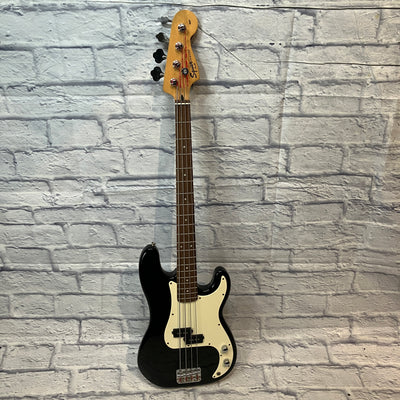 Squier Affinity P Bass - Black 4 String Bass Guitar