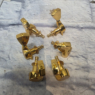 Guyker Professional Gold Tuning Machines 1.21 Ratio (6 Count) Tuners