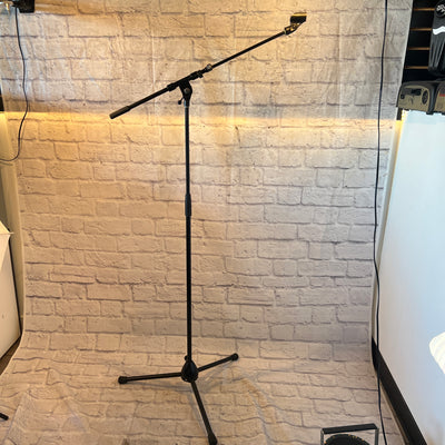 K&M Boom Microphone Stand with Tripod Base Boom Mic Stand