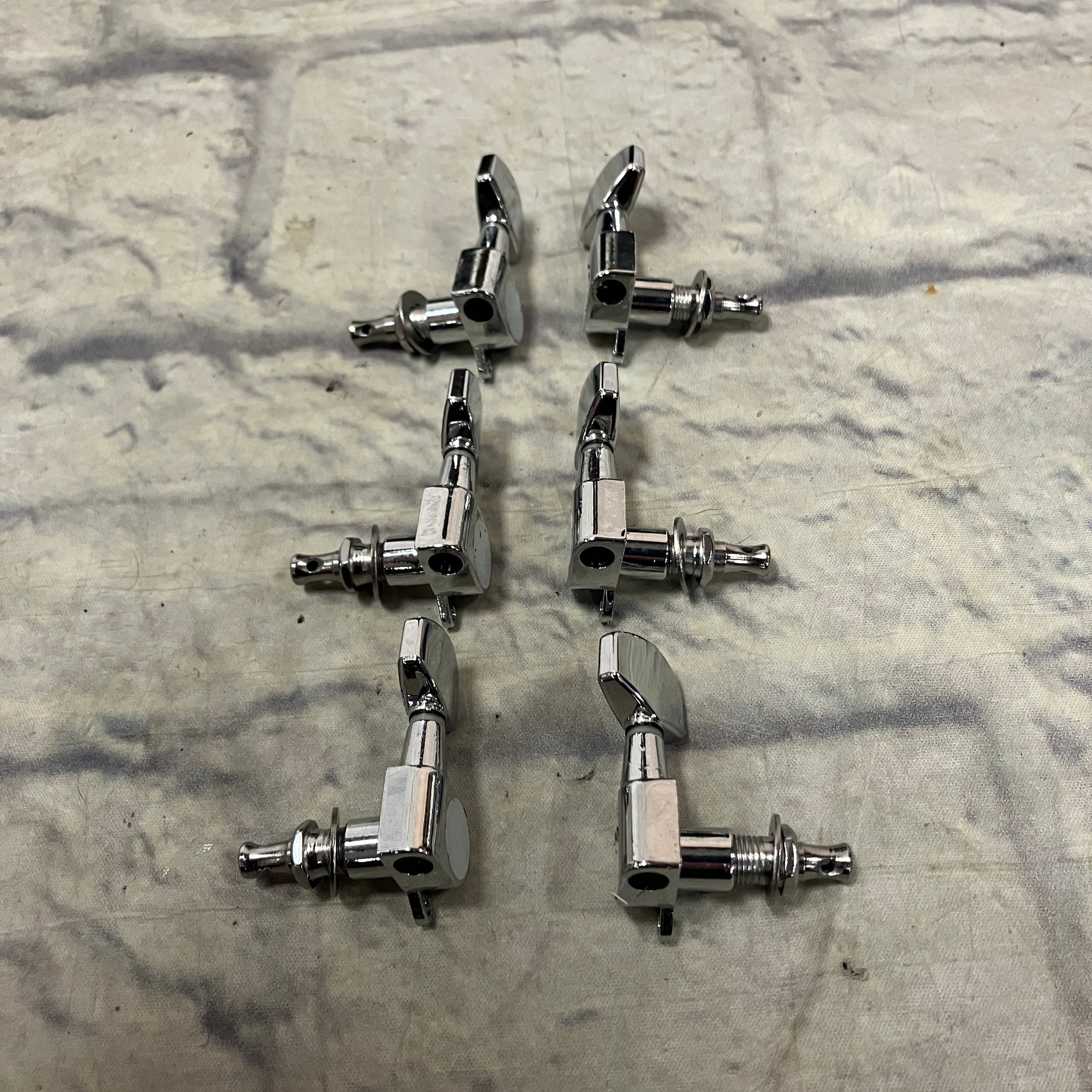 Unknown Silver Tuning Pegs (Set of Six)
