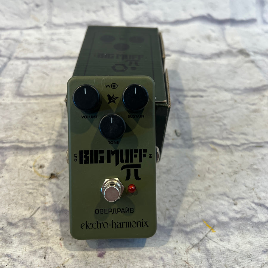 Electro-Harmonix Green Russian Big Muff Reissue Fuzz Pedal