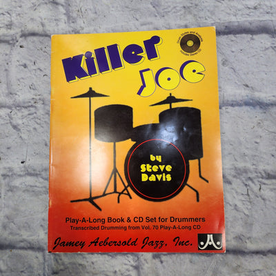 Unknown Killer Joe Play Along Book & CD Set for Drummers Book w CD