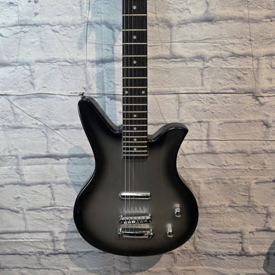 Rafferty Guitars Silver / Black Electric Guitar
