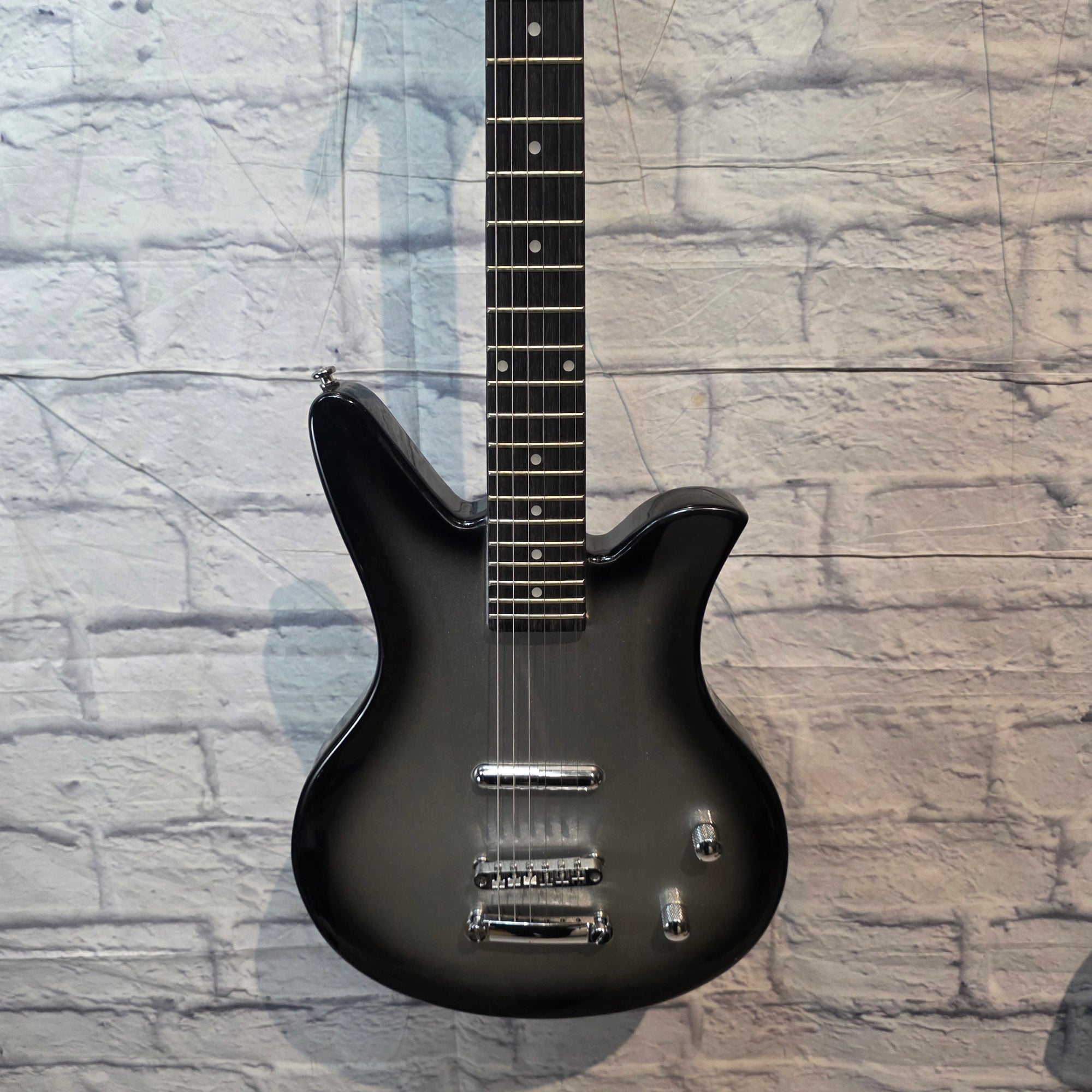 Rafferty Guitars Silver / Black Electric Guitar