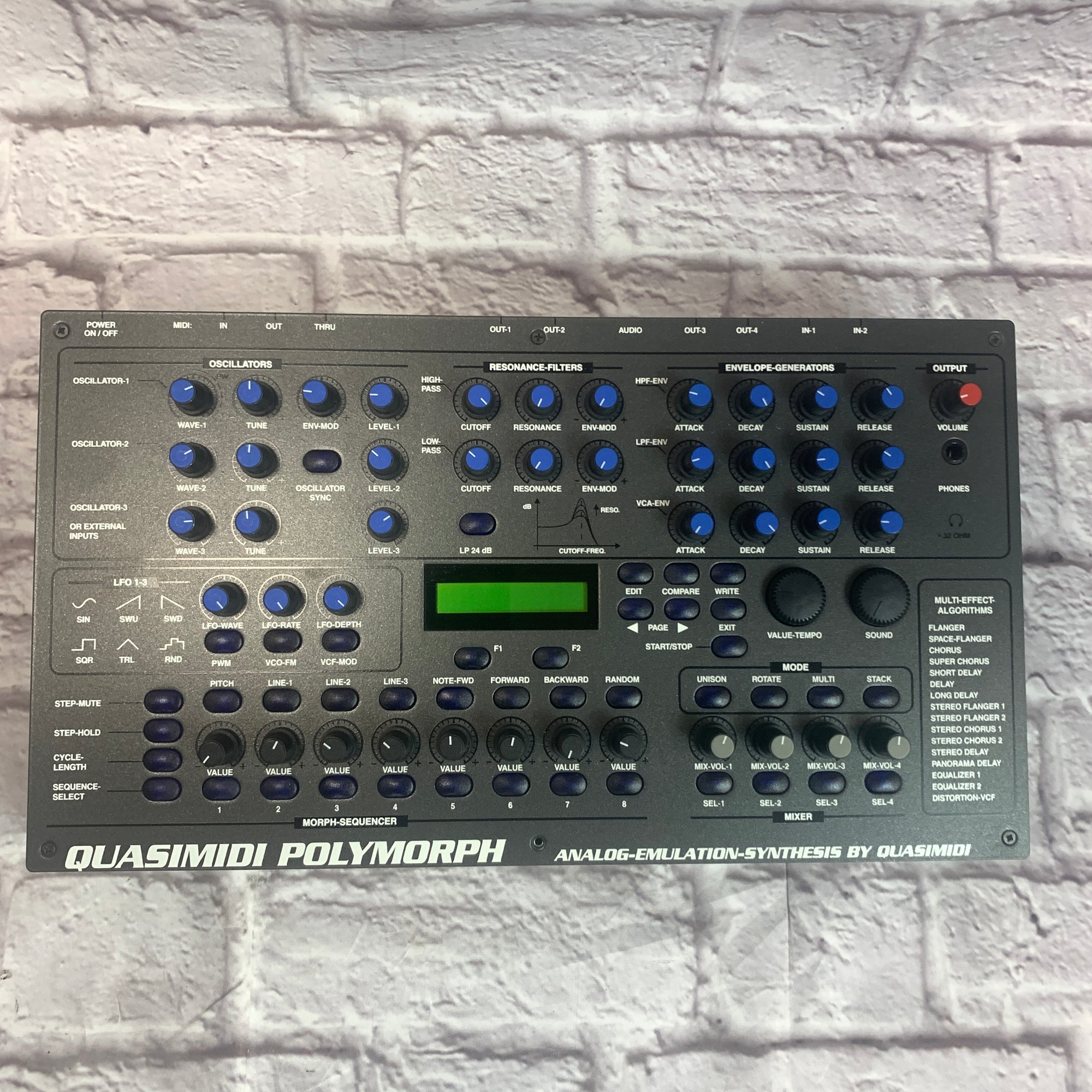 Quasimidi Polymorph Rack Synth