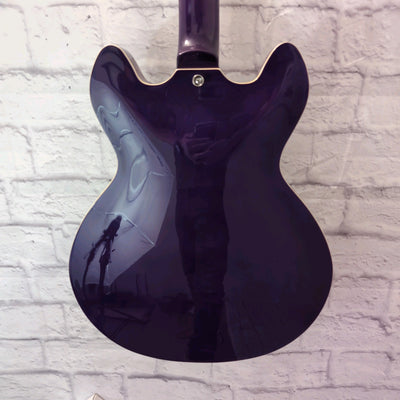 Firefly JSN 338 Semi Hollow Body Electric Guitar - Purple