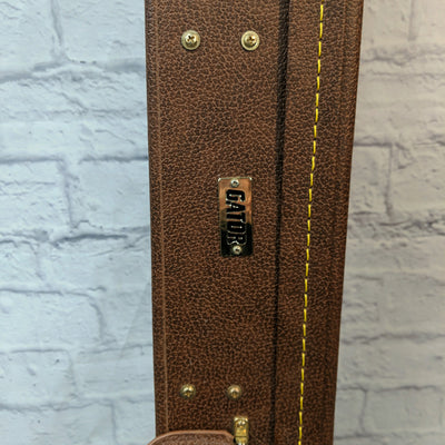 Gator GWSGBROWN Brown Les Paul Hard Case with Pink Interior