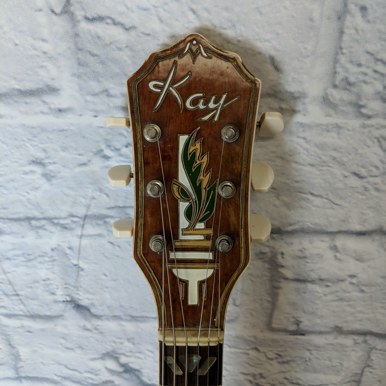 Vintage 1955 Kay P4 Arch top Acoustic Jazzbox Guitar