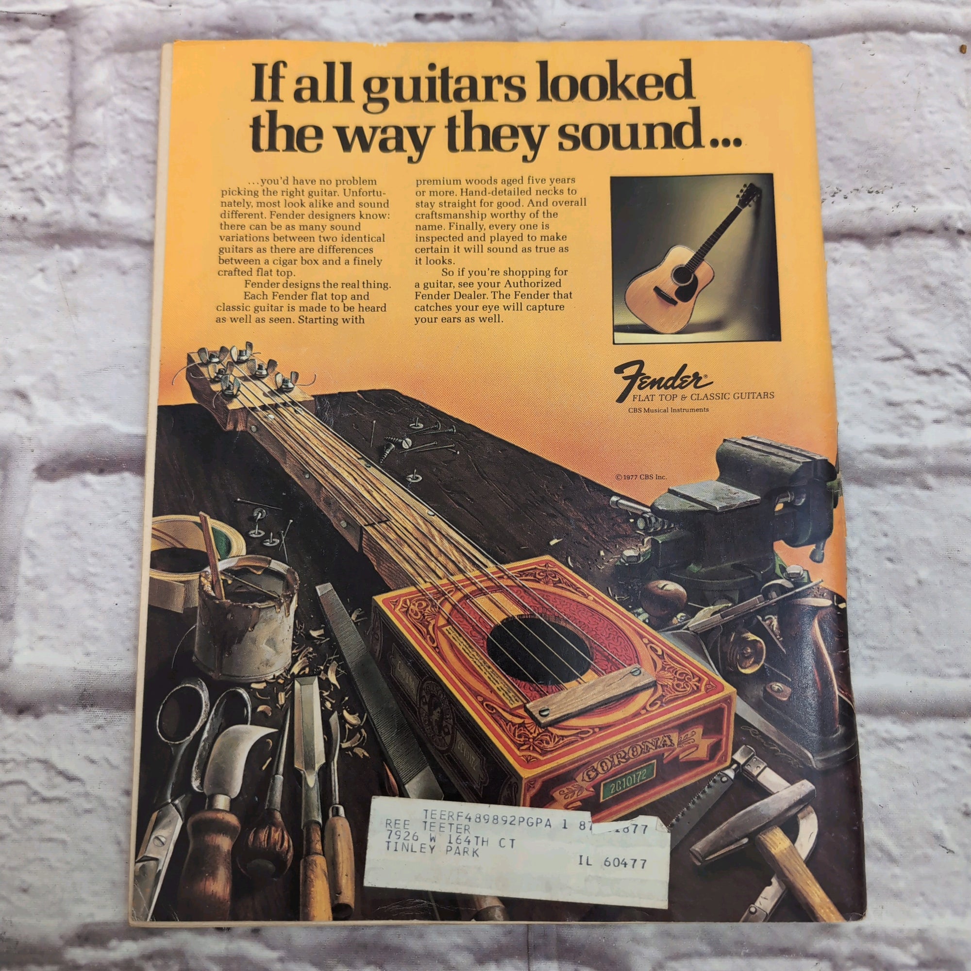 Guitar Player August 1977 Leo Kottke Vintage Guitar Magazine