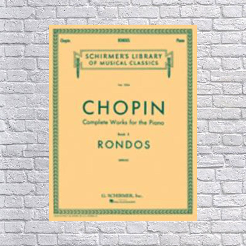 Schirmer's Library - Chopin Rondos Book X Vol. 1554