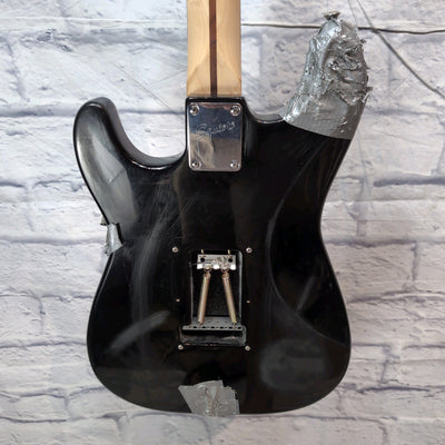Squier Affinity Stratocaster Black Vandalism Strat Electric Guitar