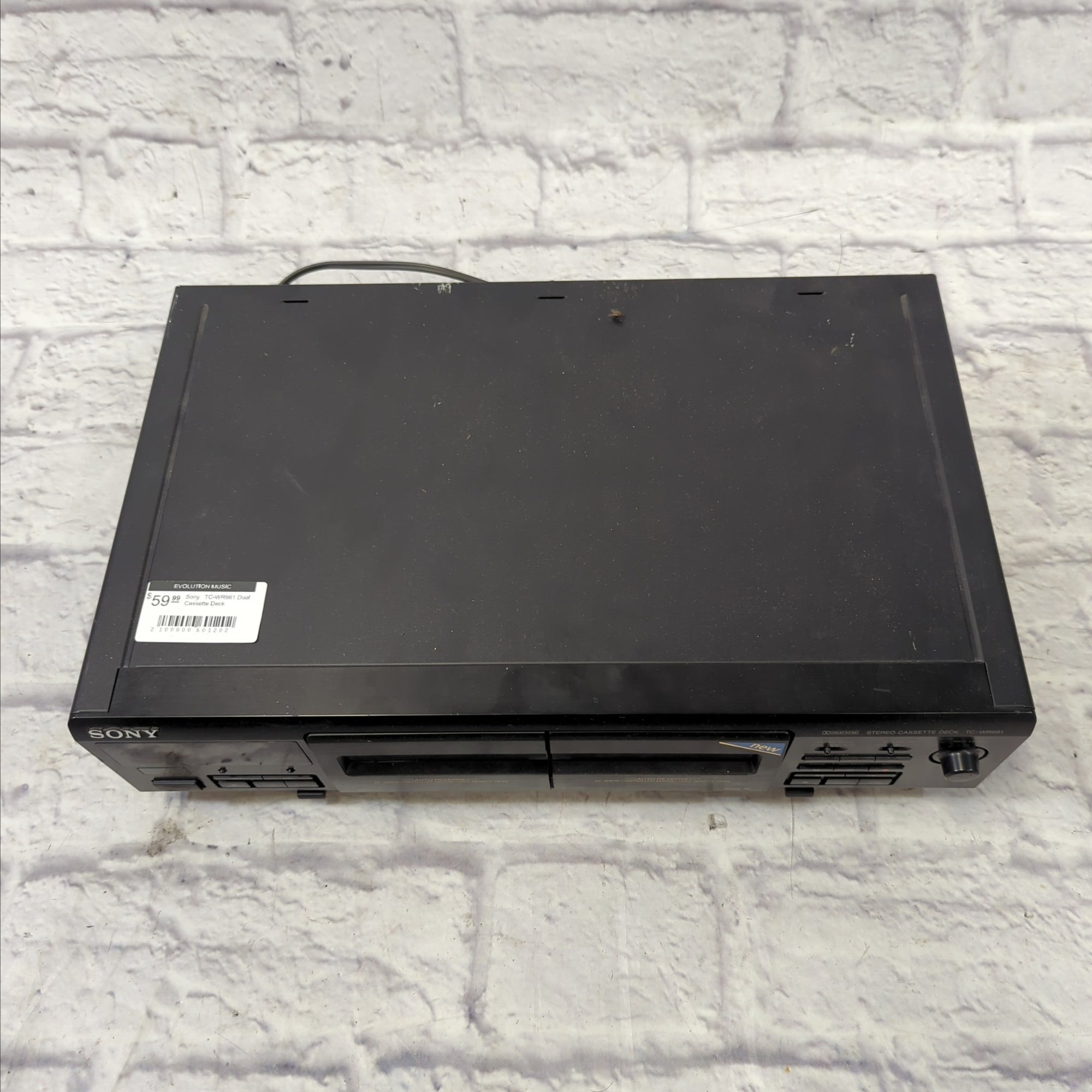 Sony TC-WR661 Dual Cassette Deck