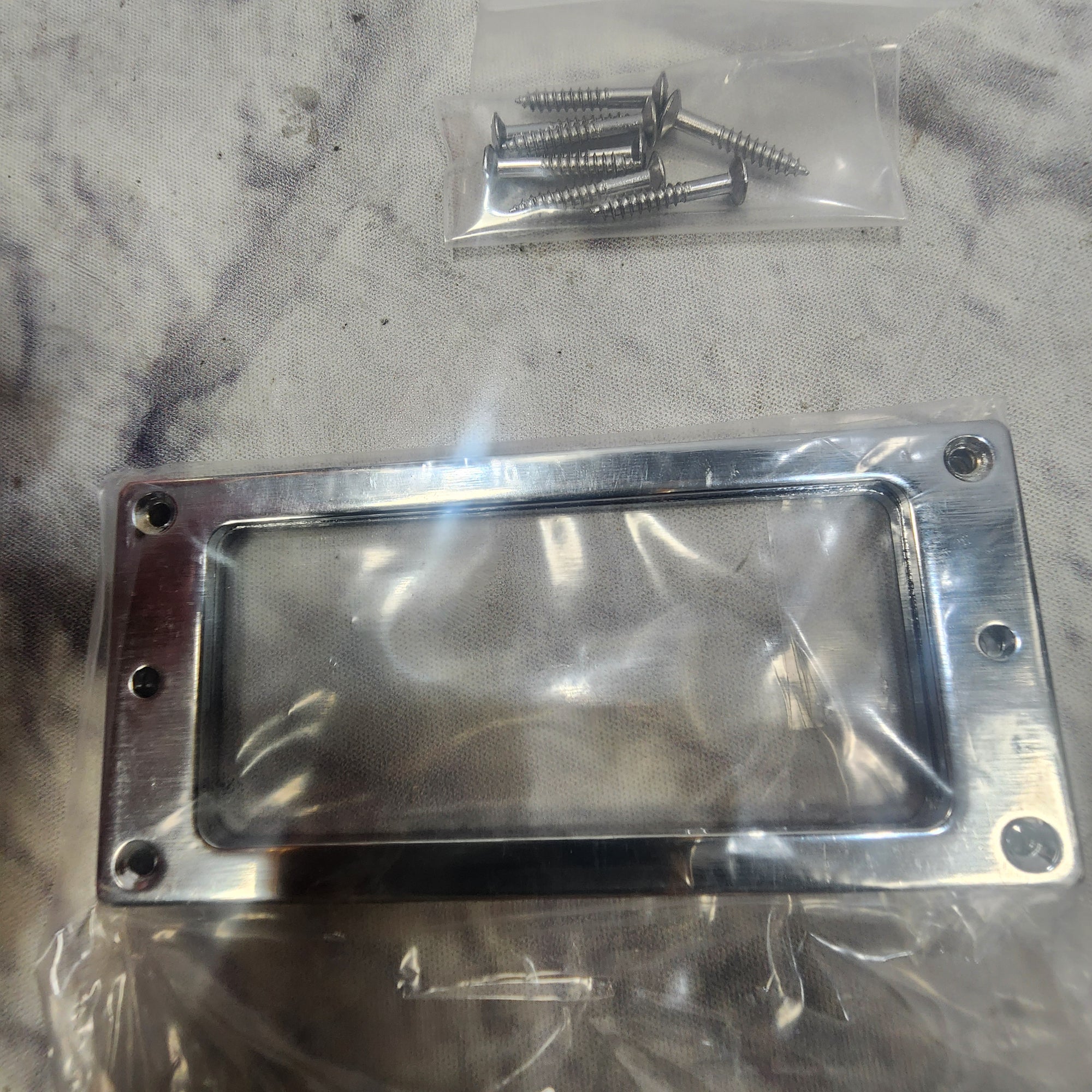 Unknown Chrome Flat Filtertron Ring Pair for Artec Entwstile Pickup