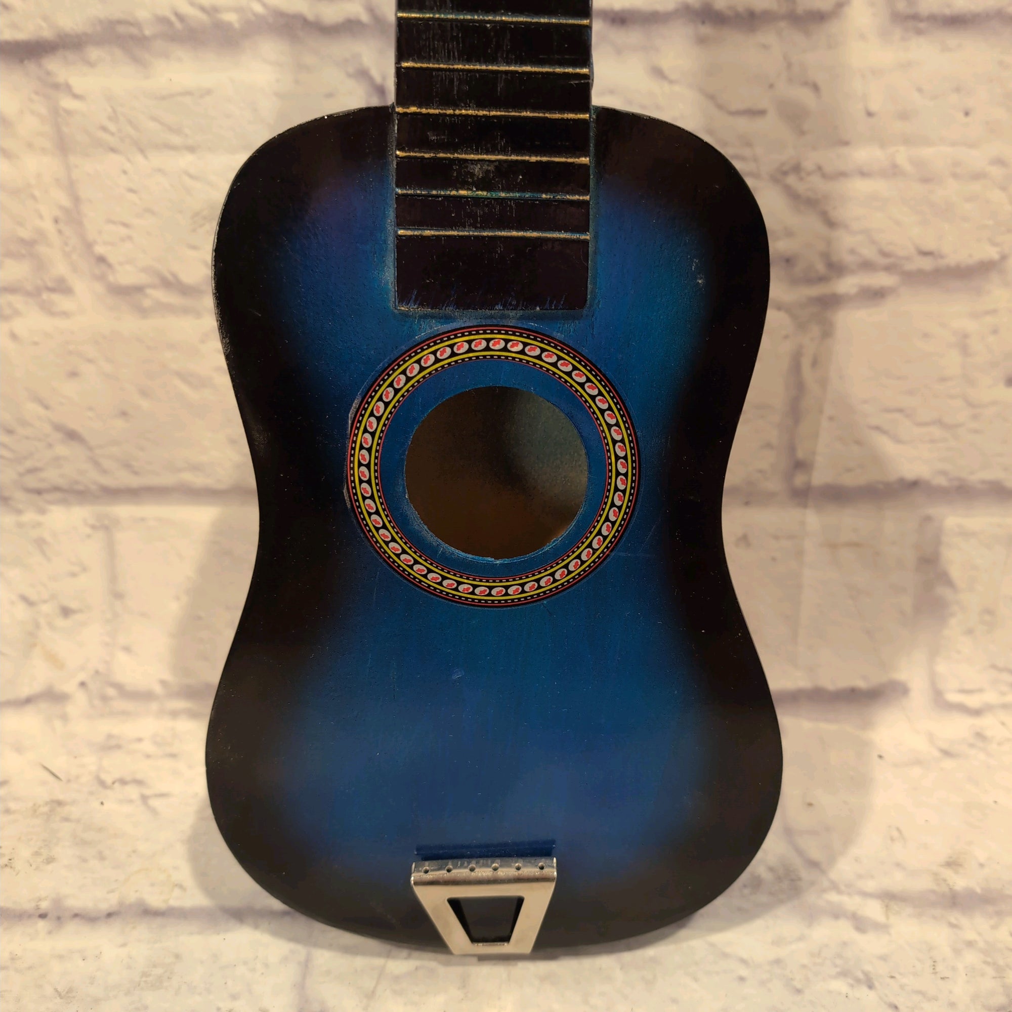 Blue Decorative Child Guitar Wall Hanger