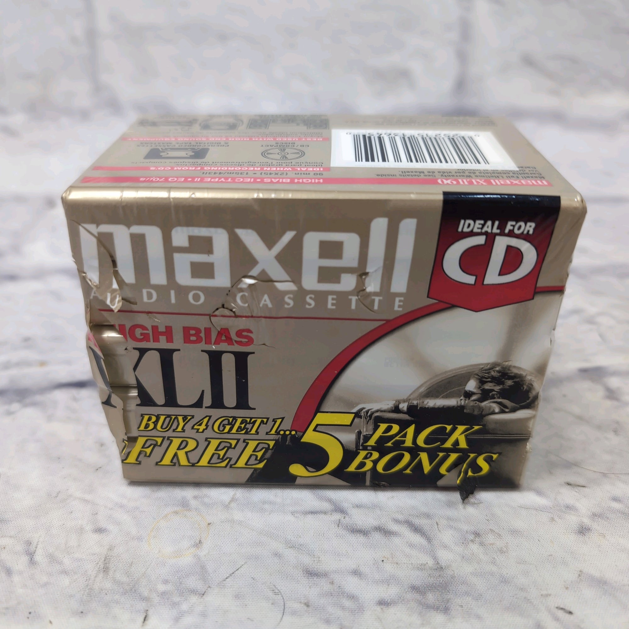 Maxell 5 Pack 90 Minute Cassettes