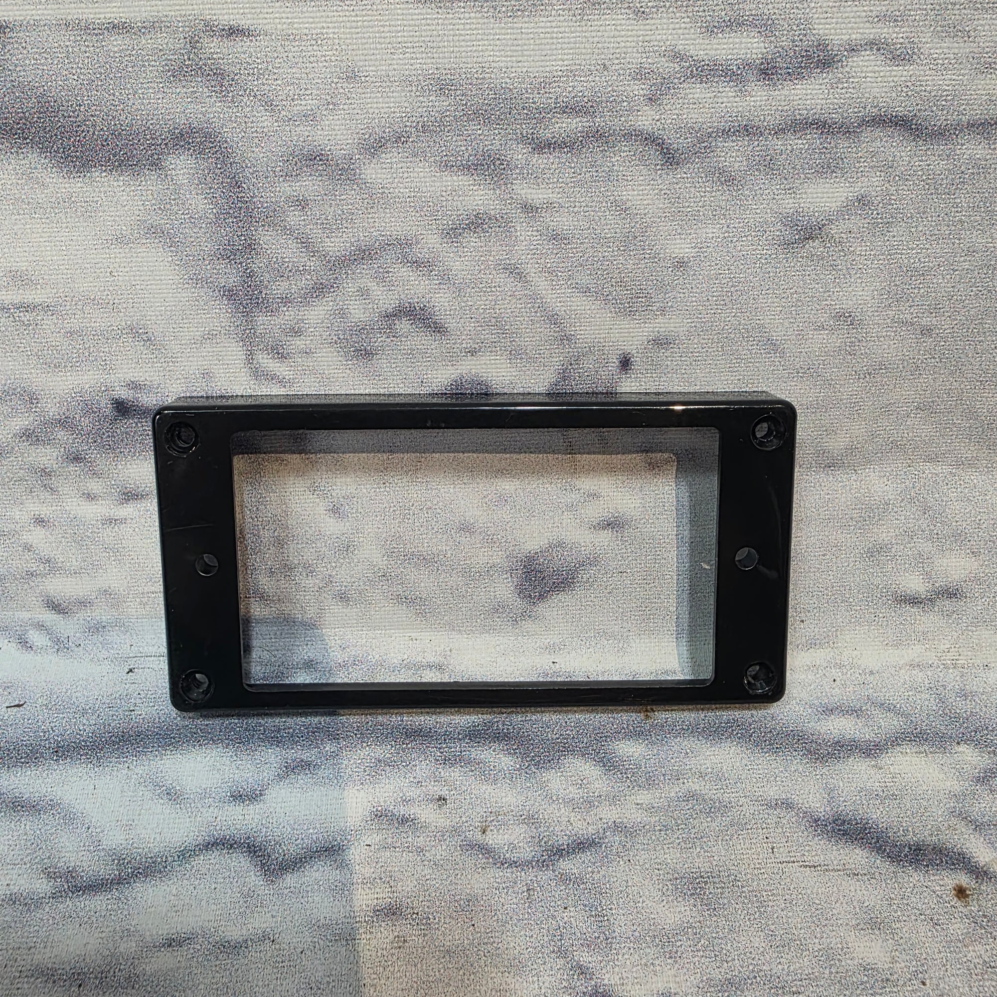 Unknown Black Humbucker Pickup Mounting Ring Electric Guitar Part