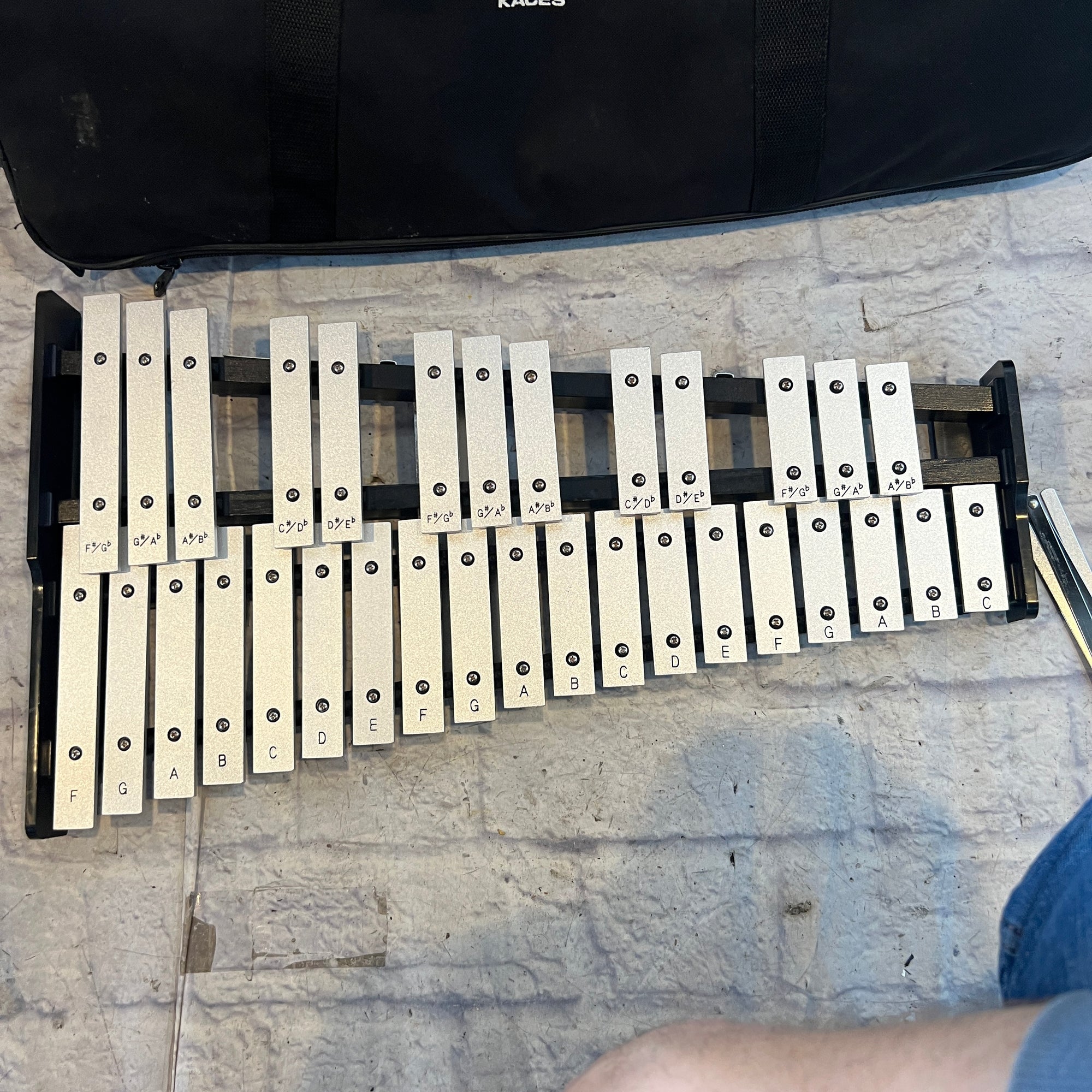 Ludwig Bell Set with Case, Stand, and Mallets