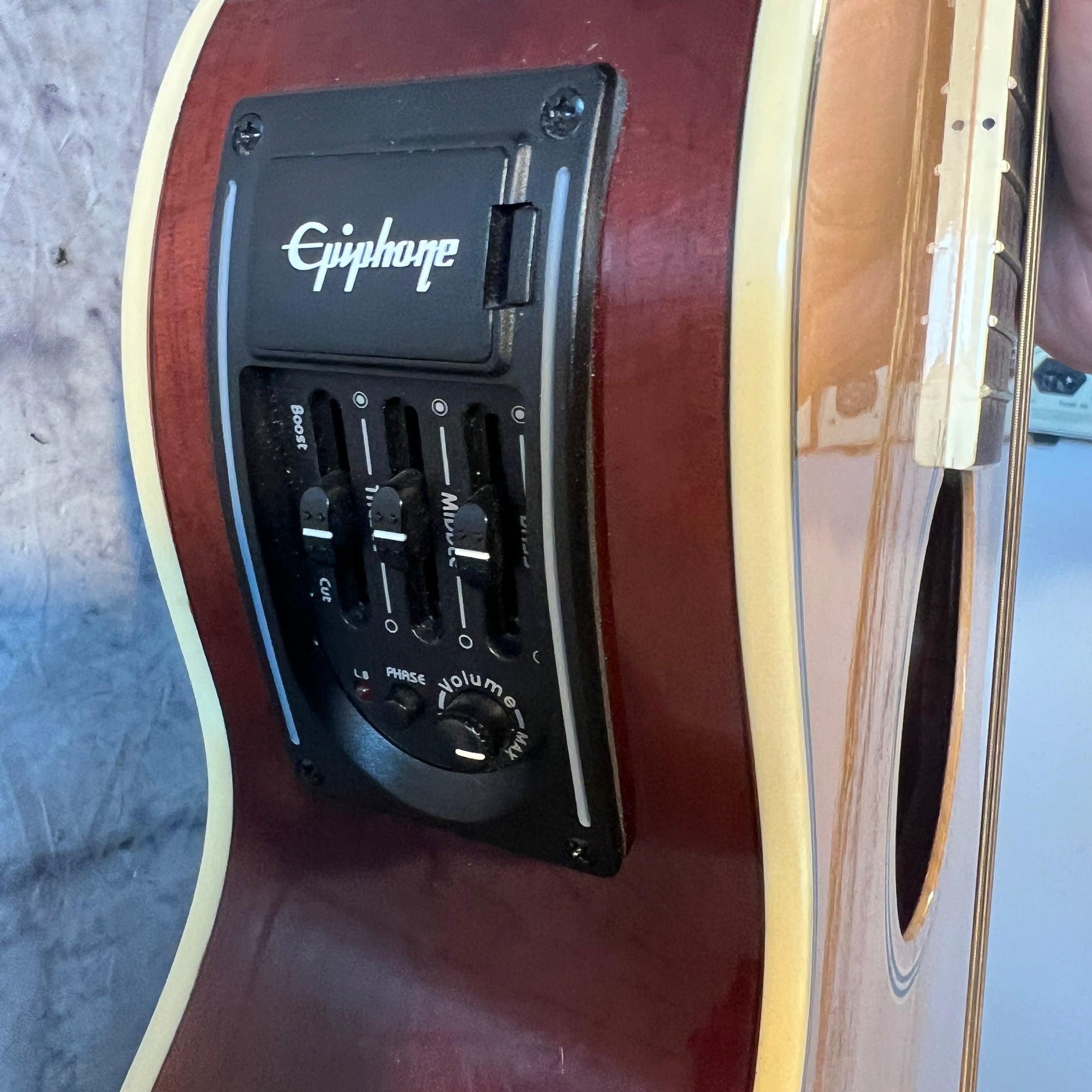 Epiphone PR-4E Thinline Acoustic Electric Guitar
