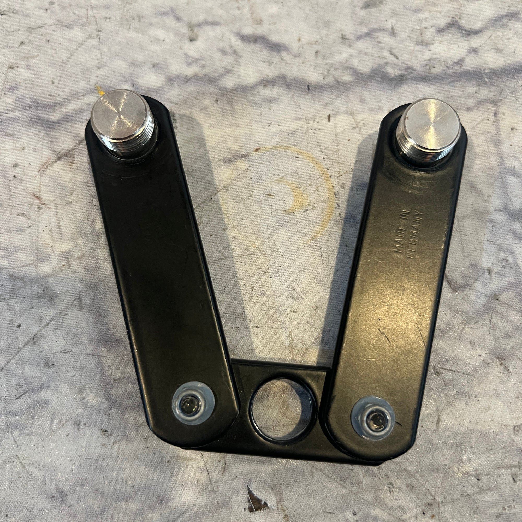 K&M 23510 Adjustable Stereo Microphone Bar Mic Stands (Tiny Clamp)