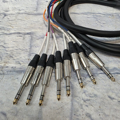 Hosa Snake - (8 Channel) TRS to TRS 10 Feet Snake