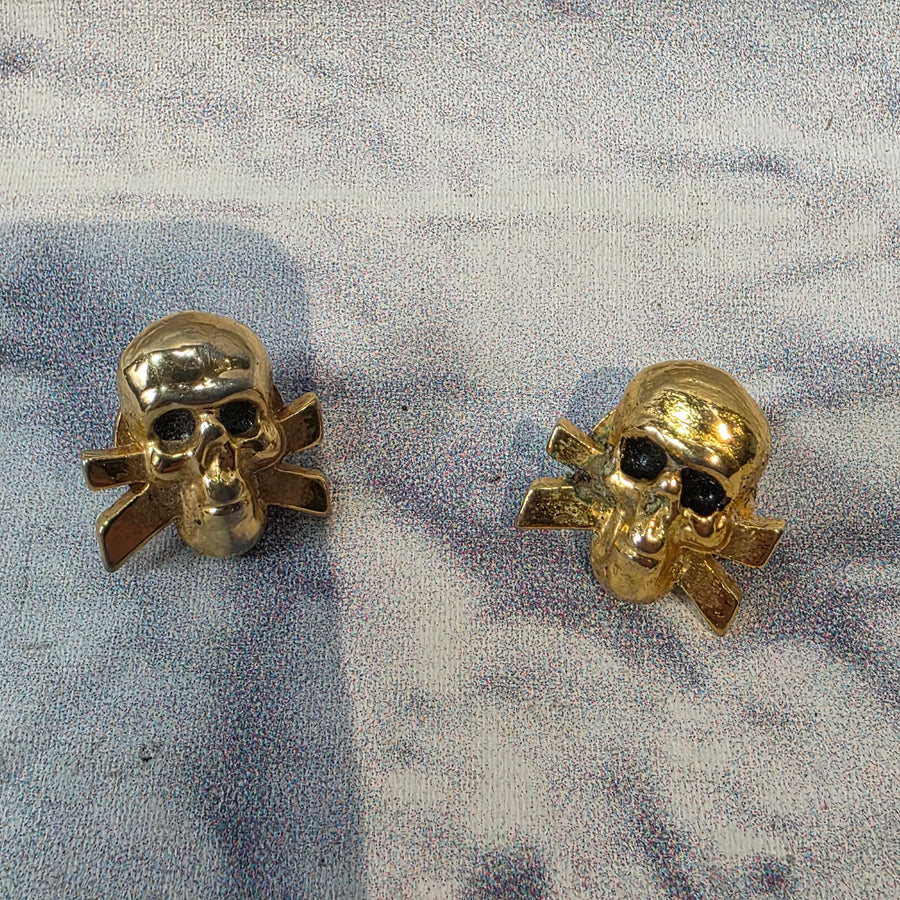 Grover Strap Buttons ( Gold Skulls) Strap Buttons