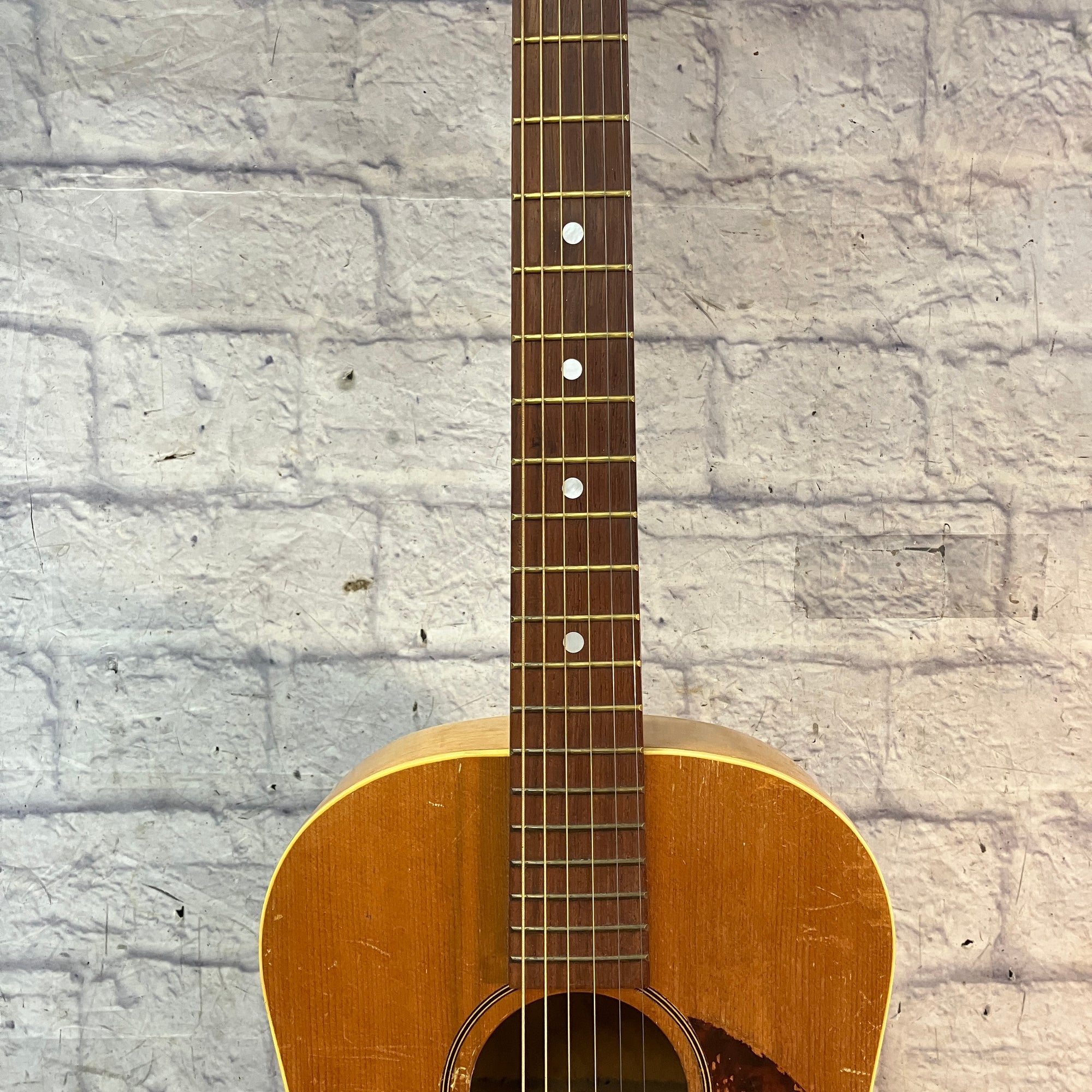 Regal Vintage 1950s Junior Jumbo Acoustic Guitar As Is