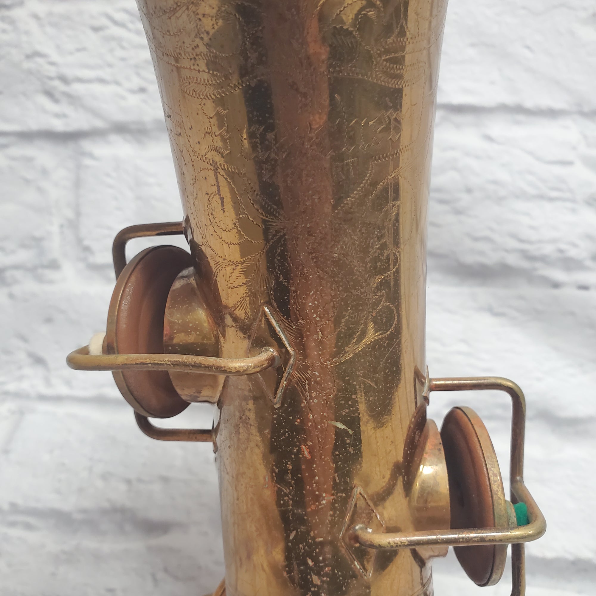 Vintage Buescher True Tone Low Pitch Saxophone 1920s with Original Case -143730