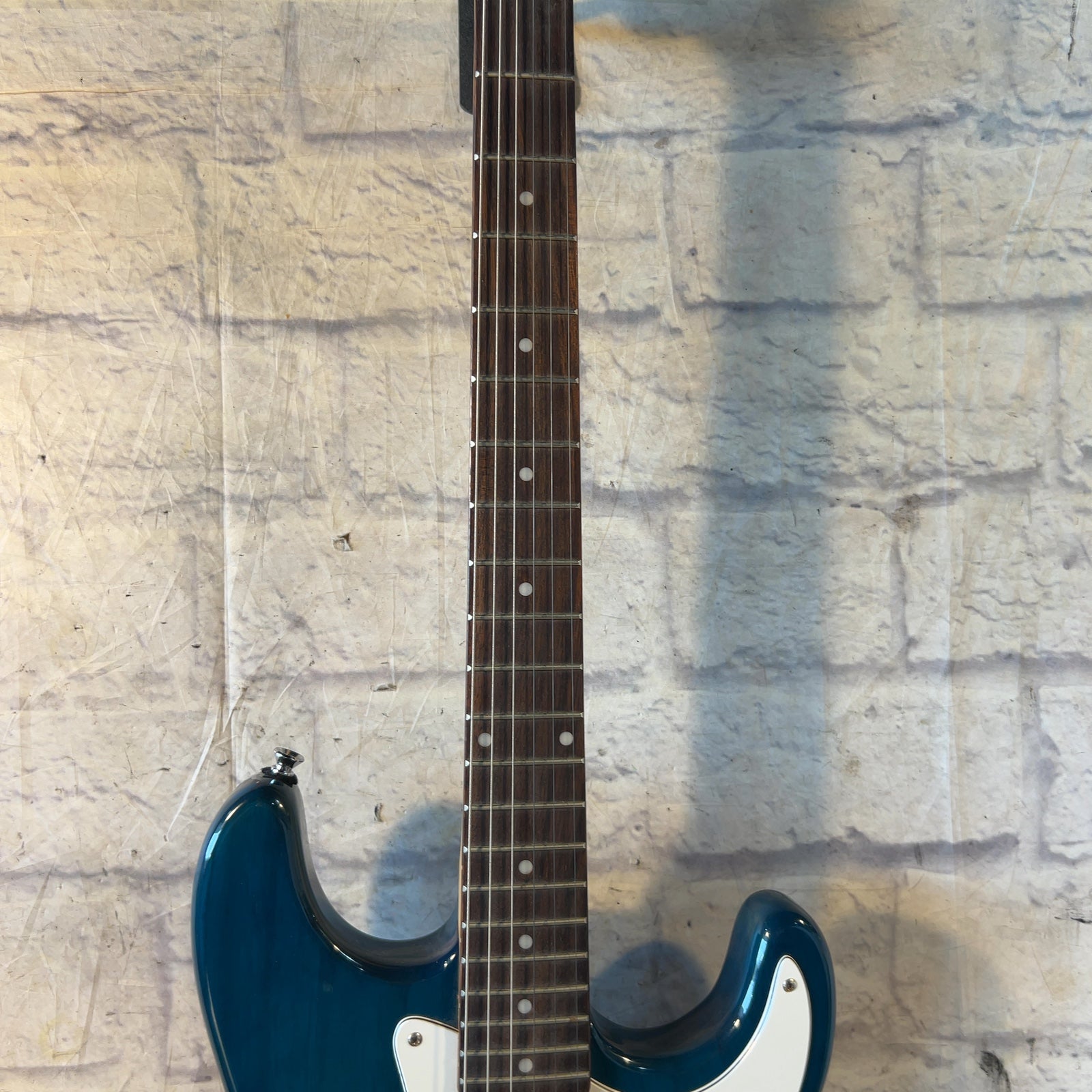 J Reynolds S Style Turquoise Electric Guitar