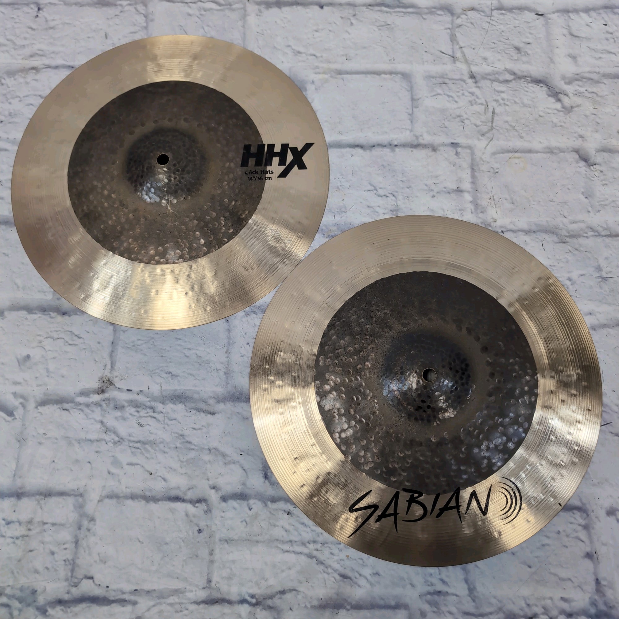 Sabian 14 HHX Click Hats Hi Hat Cymbal Pair