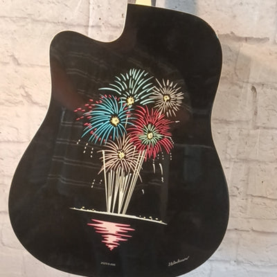 Esteban Fireworks Dreadnaught Acoustic Guitar 2007 Acoustic Guitar