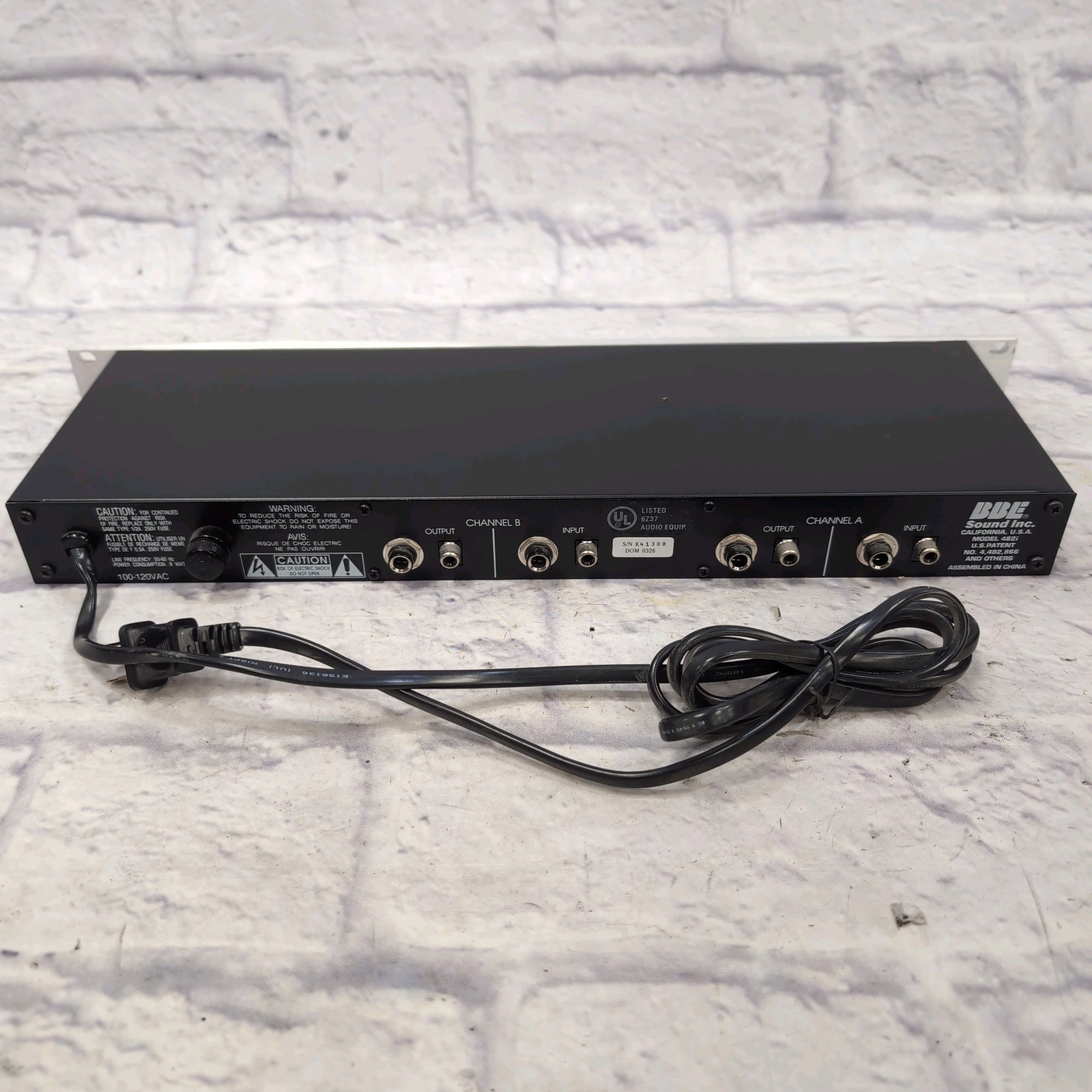 BBE 482i Sonic Maximizer Signal Sound Processor Rack