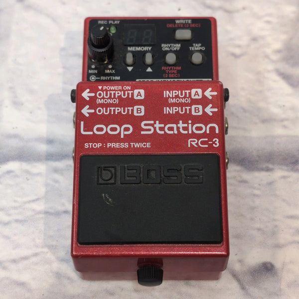 3 Loop Boss Loop Station RC-3 Loop Pedal - Evolution Music