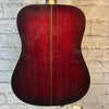 Alvarez Artist Series 5043 Deep Crimson Acoustic Guitar (With Hard Case)