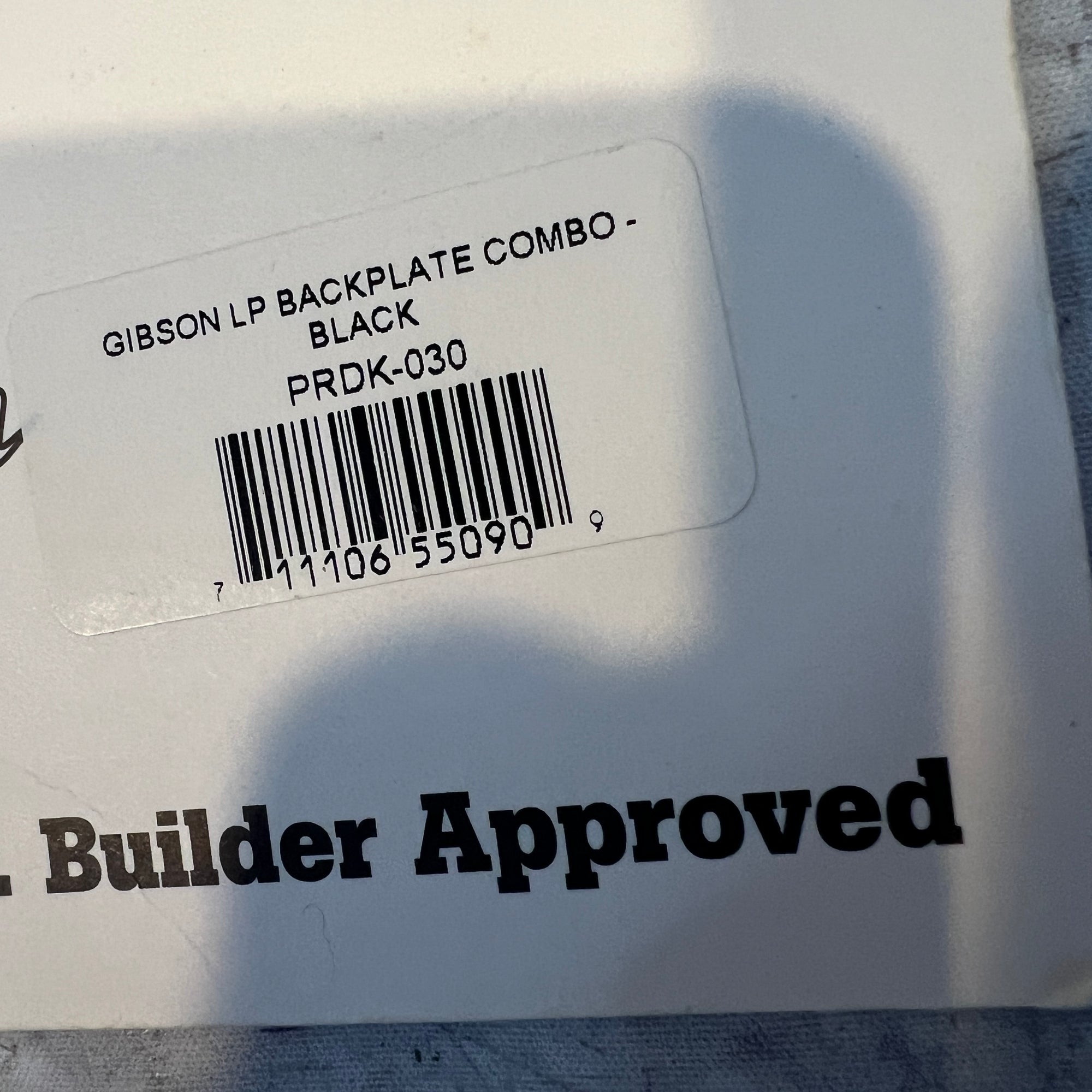 Gibson PRDK-030 LP Backplate Combo Black