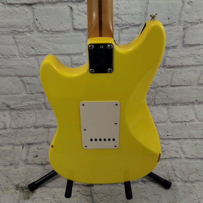 Fender MIM Cyclone Electric Guitar Graffiti Yellow