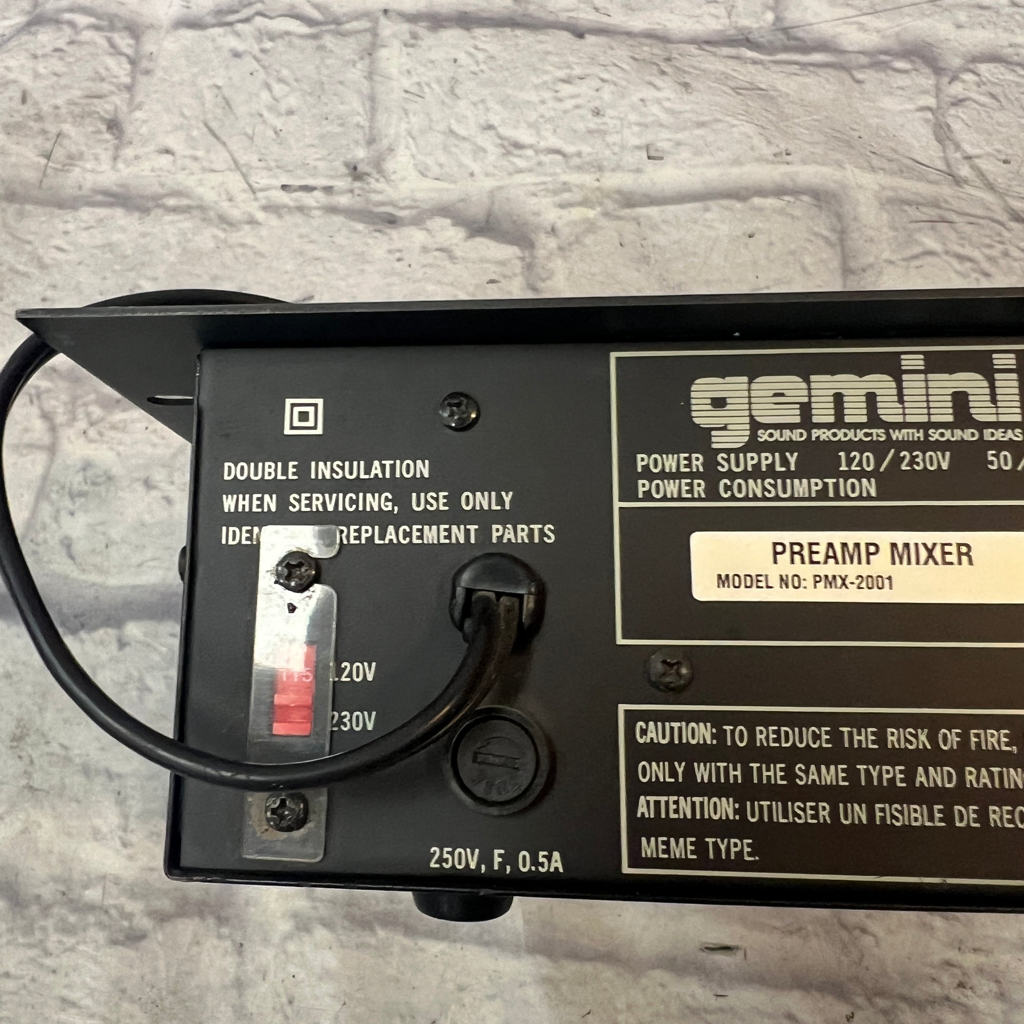 Gemini PMX-2001 DJ Mixer - Evolution Music