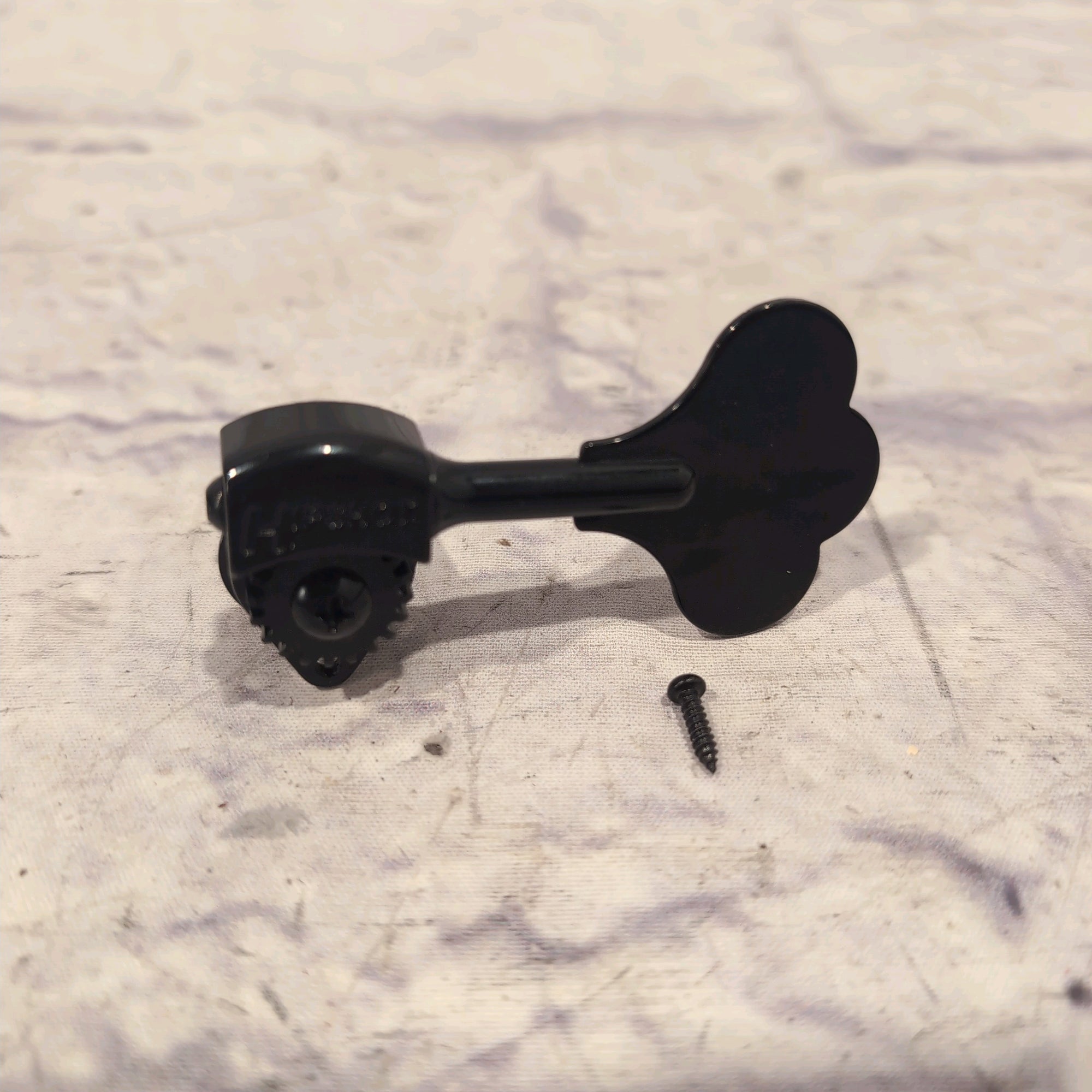 Hipshot Black Single Bass Tuning Machine