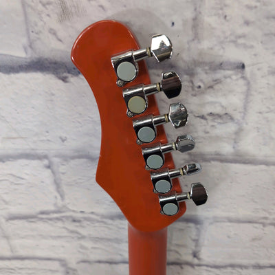 Stagg Nitro Telecaster Electric Guitar - Orange Checkered
