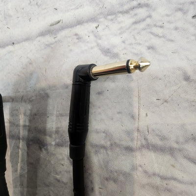 Mogami 10 Inch Patch Cable with Right Angle Ends