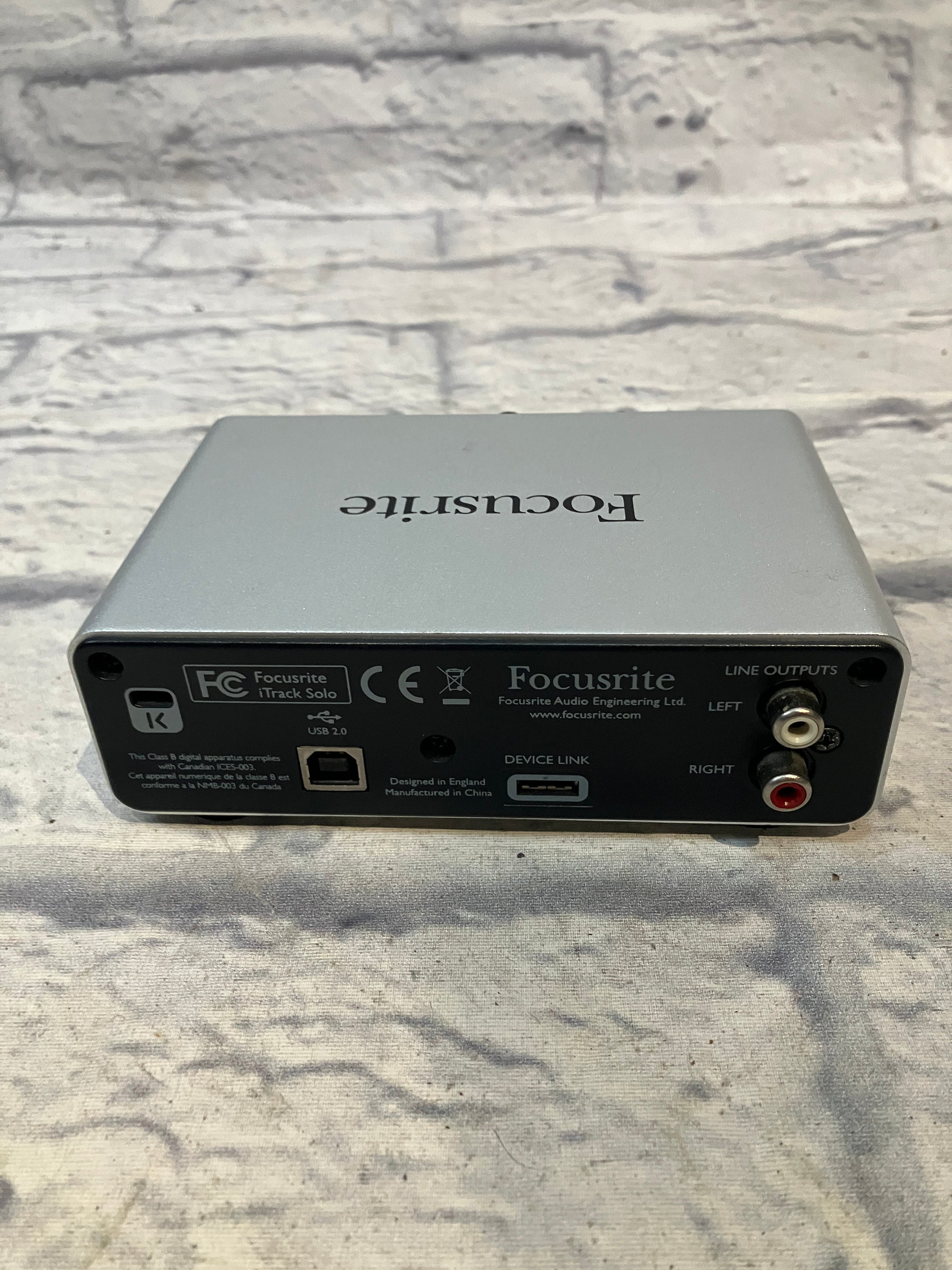 Focusrite iTrack Solo USB Interface