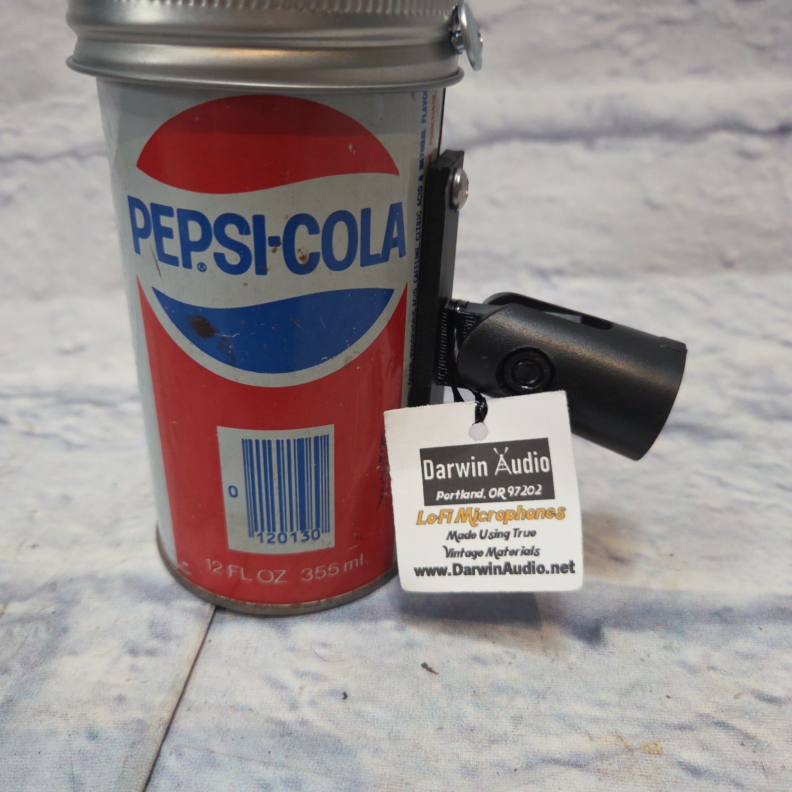 Darwin Audio "Pepsi" Themed Contact / Piezo Mic