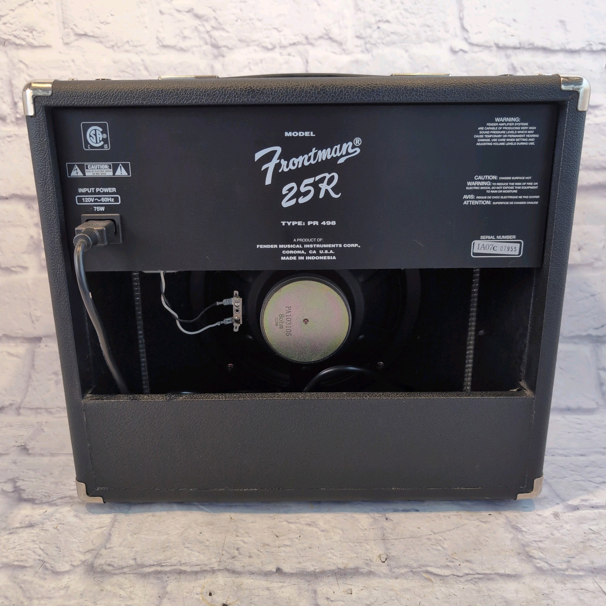 Fender Frontman 25R Guitar Combo Amp