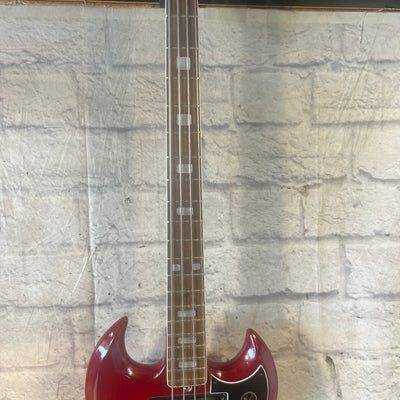 Kay K2B Vintage 1960s Double Cut 4-String Bass Guitar