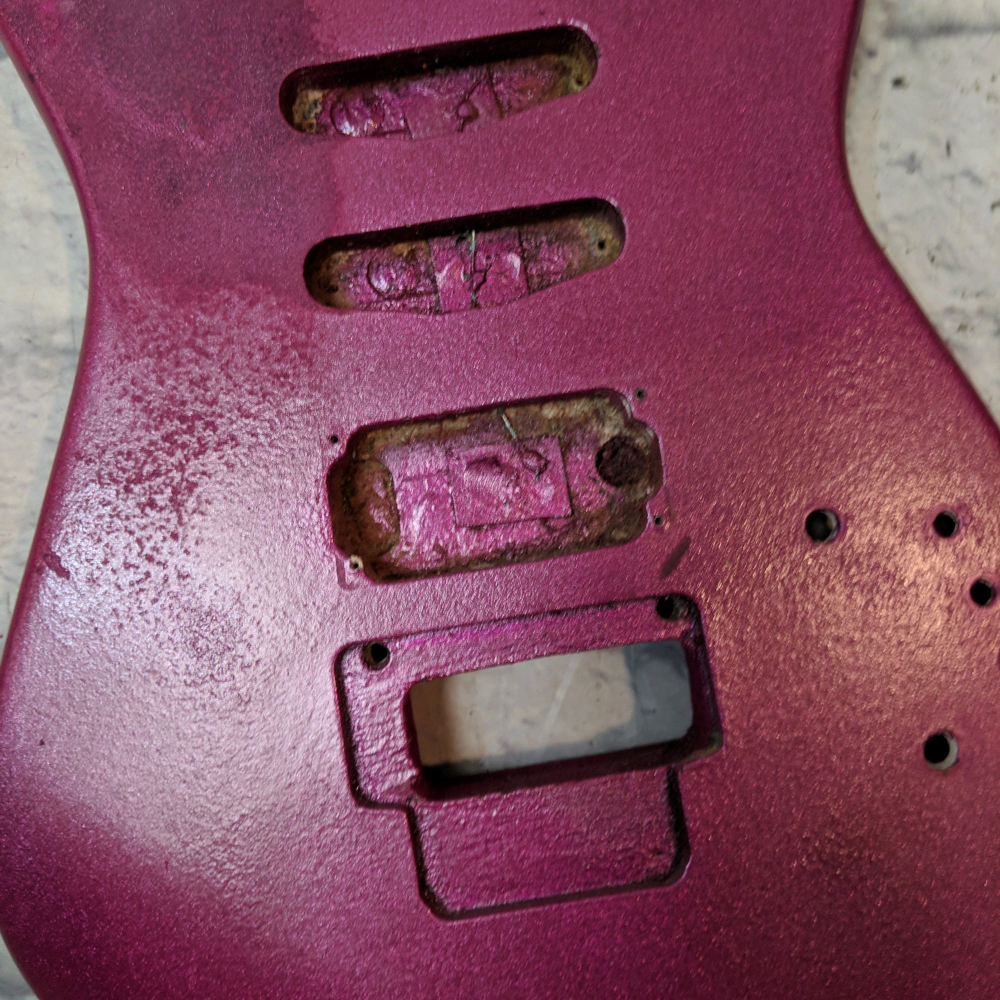 Unknown SSS Electric Guitar Body